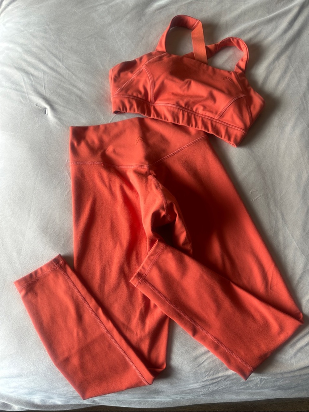 Orange Active Set - Sports Bra & Leggings